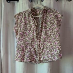 Woolrich Women's Floral Cotton Button up